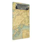 Kaart van Alaska Mini Klembord (Schuin)