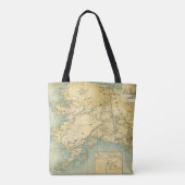 Kaart van Alaska Tote Bag (Achterkant)