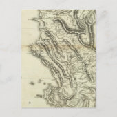 Kaart van Albanië (Voorkant)