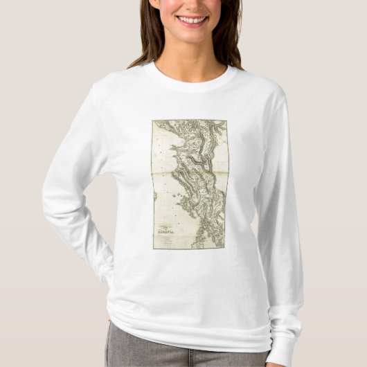 Kaart van Albanië T-shirt (Voorkant)