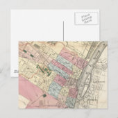  kaart van Albany NY (1874) (Voorkant / Achterkant)