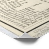  kaart van Albany NY (1874) Poster (Hoek)