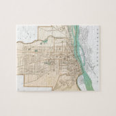  kaart van Albany NY (1895) Legpuzzel (Horizontaal)