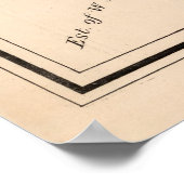 kaart van Albany Oregon (1878) Poster (Hoek)