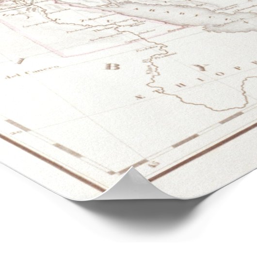 Kaart van Alexander het Greats Empire Poster (Hoek)