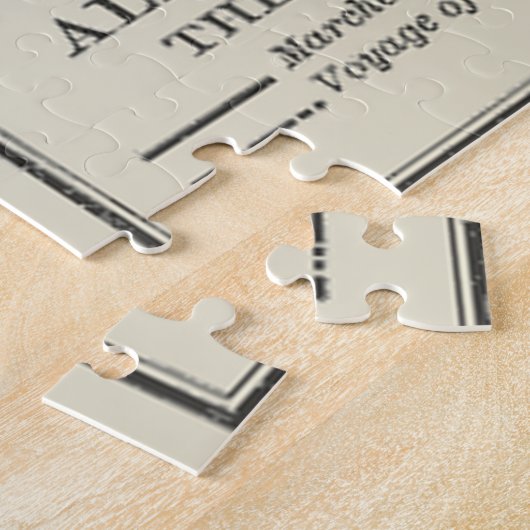  kaart van Alexander The Greats Empire (1913) Legpuzzel (Zijkant)