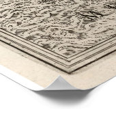  kaart van Alexandrië Egypte (1575) Poster (Hoek)