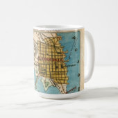 Kaart van Alexandrië VA en buursteden Koffiemok (Voorkant rechts)