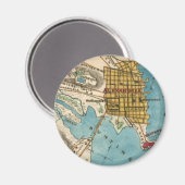 Kaart van Alexandrië VA en buursteden Magneet (Voorkant / Achterkant)