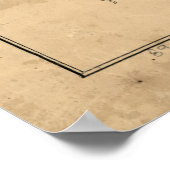  kaart van Alexandrië Virginia (1862) Poster (Hoek)