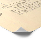  kaart van Alexandrië Virginia (1945) Poster (Hoek)