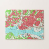  kaart van Alexandrië Virginia (1965) Legpuzzel (Horizontaal)