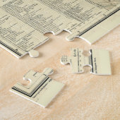 kaart van Algerije (1912) Legpuzzel (Zijkant)