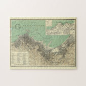 kaart van Algerije (1912) Legpuzzel (Horizontaal)
