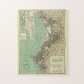 kaart van Algerije (1912) Legpuzzel (Verticaal)