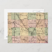 Kaart van Allegan County, Michigan (Voorkant / Achterkant)