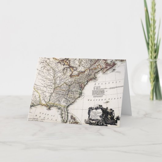 KAART VAN AMERIKA, 1809 (Voorkant)