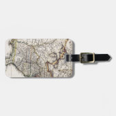 KAART VAN AMERIKA, 1809 BAGAGELABEL (Voorkant horizontaal)