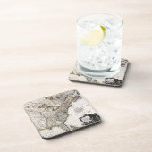 KAART VAN AMERIKA, 1809 BIER ONDERZETTER (Rechterzijde)