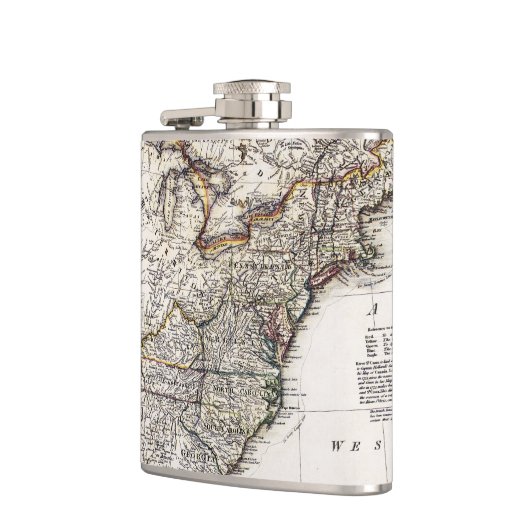 KAART VAN AMERIKA, 1809 HEUPFLES (Links)