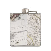 KAART VAN AMERIKA, 1809 HEUPFLES (Achterkant)