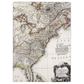 KAART VAN AMERIKA, 1809 KLEMBORD (Achterkant)