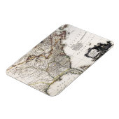 KAART VAN AMERIKA, 1809 MAGNEET (Linkerzijde)