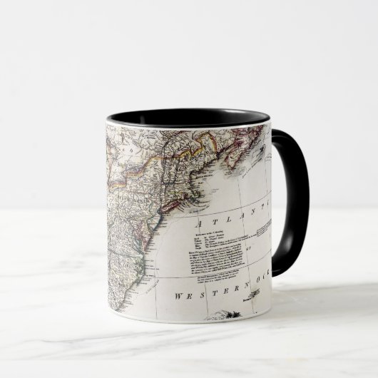 KAART VAN AMERIKA, 1809 MOK (Voorkant rechts)