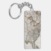 KAART VAN AMERIKA, 1809 SLEUTELHANGER (Voorkant Links)