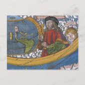 Kaart van Amerika met Ontdekkingsreiziger Amerigo  (Voorkant)