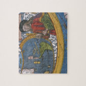 Kaart van Amerika met Ontdekkingsreiziger Amerigo Legpuzzel (Verticaal)