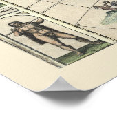 Kaart van Amerika van Frederick de Wit 1660 Poster (Hoek)