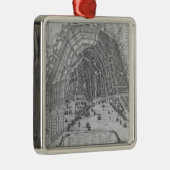 Kaart van Amsterdam, 1662 Metalen Ornament (Rechts)