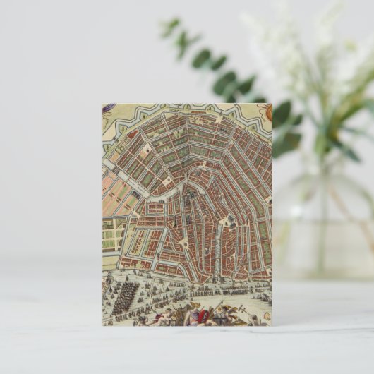  kaart van Amsterdam (1688) (Staand voorkant)