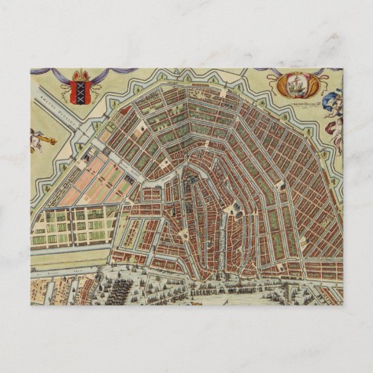  kaart van Amsterdam (1688) (Voorkant)