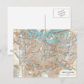  kaart van Amsterdam (1905) (Voorkant / Achterkant)