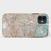 kaart van Amsterdam (1905) Case-Mate iPhone Case (Achterkant (horizontaal))