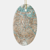  kaart van Amsterdam (1905) Keramisch Ornament (Rechts)