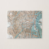  kaart van Amsterdam (1905) Legpuzzel (Horizontaal)