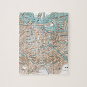 kaart van Amsterdam (1905) Legpuzzel (Verticaal)