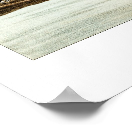  kaart van Amsterdam, NY in 1875 Poster (Hoek)