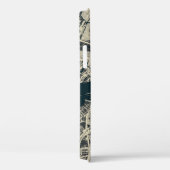  kaart van Amsterdam: Retro Minimalist Case-Mate iPhone Case (Achterkant / Rechts)