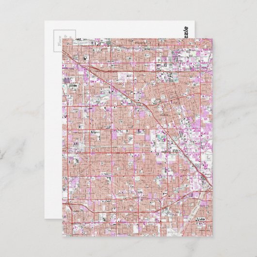  Kaart van Anaheim & Garden Grove (1965) (Voorkant / Achterkant)