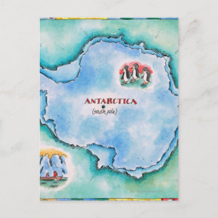 Kaart van Antarctica