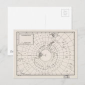 Kaart van Antarctica (1955) (Voorkant / Achterkant)