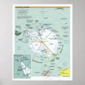 Kaart van Antarctica (2000) Poster (Voorkant)