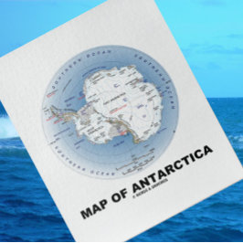 Kaart van Antarctica (geografische ligging) Legpuzzel