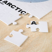 Kaart van Antarctica (geografische ligging) Legpuzzel (Zijkant)