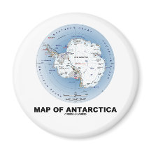 Kaart van Antarctica (geografische ligging)