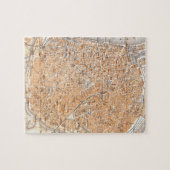  kaart van Antwerpen België (1905) Legpuzzel (Horizontaal)